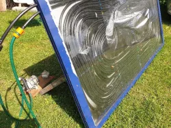 Solar water heater - cheap DIY