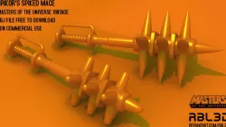 Spikor's Spiked Mace from Motu Vintage weapon