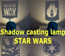 Stencil for Shadow casting lamp