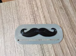 Toothpaste mustache