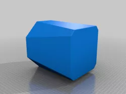 Trash bin Octo Square polygon shape