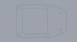 Ultimaker 2 Touch Sensor Adapter plate