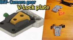  V-lock plate for V-mount battery (male & female)