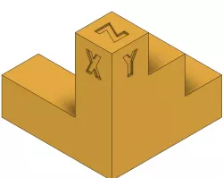 XYZ 15_30_45 Calibration Stairs