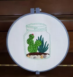 14cm Embroidery Hoop with Stand