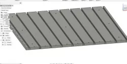 31" spoil board with dovetail clamping slots