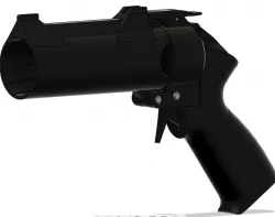 40mm Airsoft grenade launcher