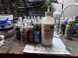 airbrush paint drip tops small med and large