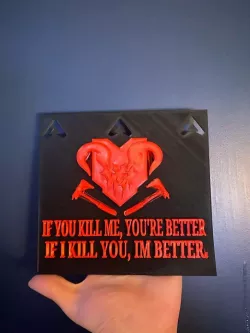 Apex Legends Apex Predator Plaque
