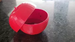 Apple shaped fruit fly catcher