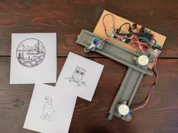 Arduino mini CNC plotter