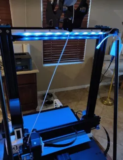 Artillery Sidewinder X1 LED light strip extrusion profile with/without diffuser