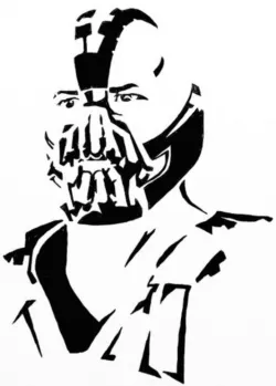 Bane stencil 3