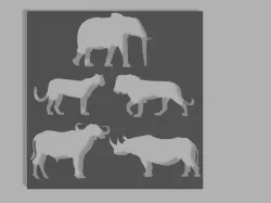 Big 5 stencils