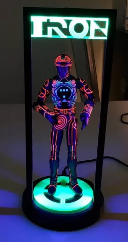 Black Light Figure Stand