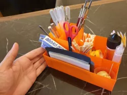Brush tool box for modellers and airbrush users