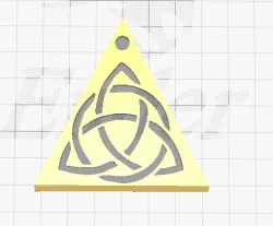 celtic knot keychain