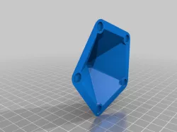 d20 box dice holder with correct number pattern