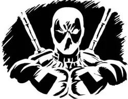 Deadpool stencil 13