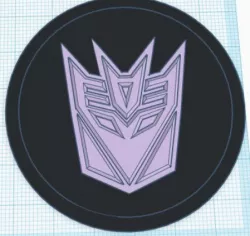 Decepticon Modular Logo Insert