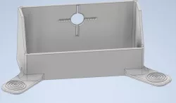 Drill dust collector with handles