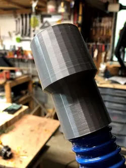 DustRight hose to bandsaw dust port connector