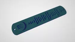 Dynamite - BTS Keychain (Spotify Code)
