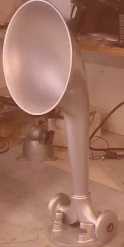 Early 1920's Headphone Driven Loud Speaker Horn