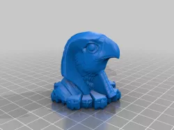 Egyptian organ jar / Pet urn / tag: Anubis falcon Horus Egypt box Sphinx cat dog remix antique cultural relic sculpture