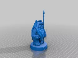 Ewok with a spear 15 mL tube holder