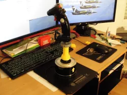 Extension Angle pour joystick WarThog, avec logo -IRRE-
