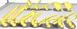 Extra modular hand Weapons for Clod Soldiers