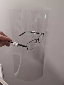 Face Shield Glasses Clips