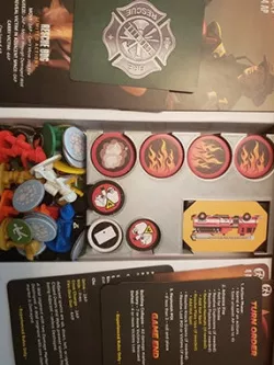 Flash Point fire rescue token organizer