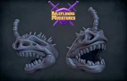 Froghemoth skull