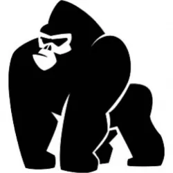 Gorilla stencil
