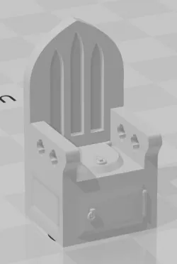 Gothic Privy - Stone Skull Studios