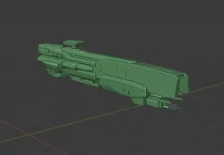 Halo UNSC Gladius-class heavy corvette