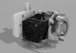 Hemera Linear V2 For top and side mounted rails (Ender3/5 Plus and more)