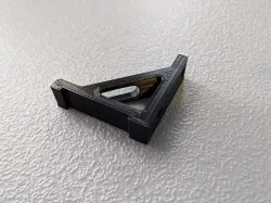 HO train Track Wall Mount Remix for fast printing
