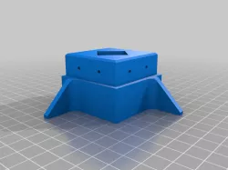 Ikea Lack bottom corners for cutted legs and magnetic side panels