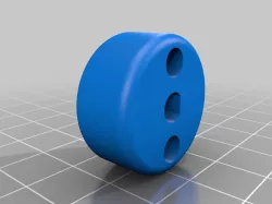 Lego wheel to stepper adapter