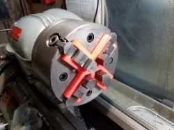 Logan 4 Jaw Metal Lathe Chuck Depth Stop