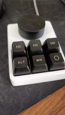 Macropad with rotary encoder CU7 and knob