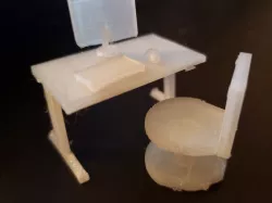 Mini Computer Desk Setup