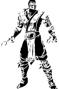 MK Sub zero stencil