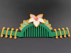 Mulan hair comb ear saver