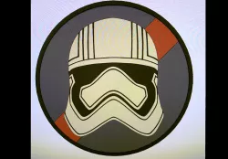 Multimaterial Captain Phasma Helmet Coaster