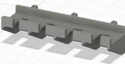 Pegboard rack for 4 pc Scraper Set (Harbor Freight)