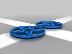 Pentagram Earring